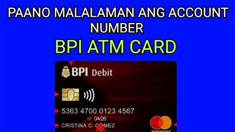 numberatm|PAANO MALALAMAN ANG ACCOUNT NUMBER GAMIT ANG .